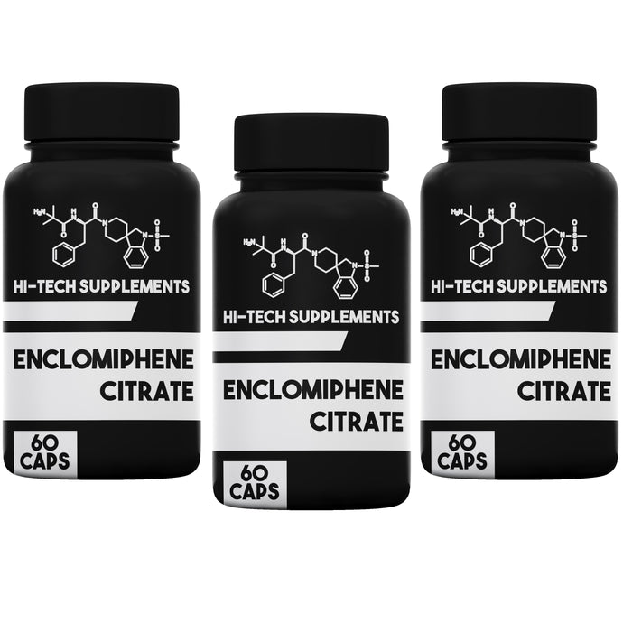 Enclomiphene Citrate x3 Bottles (180 Capsules)